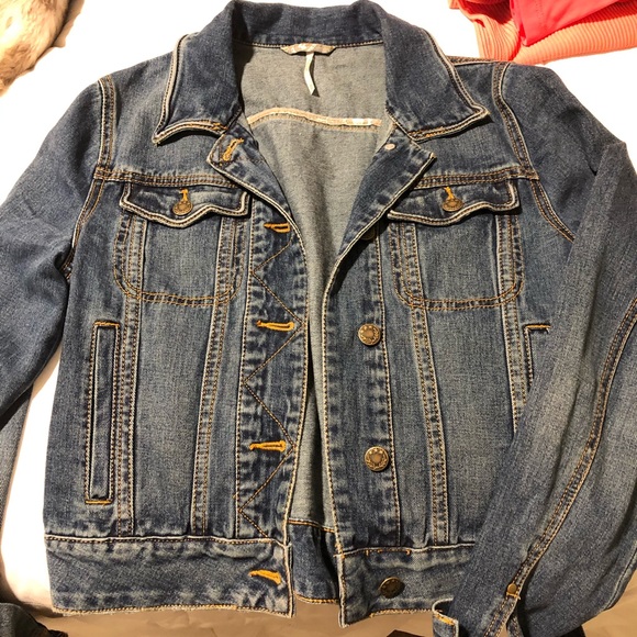 Free People Denim Jean Jacket